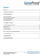 Preview for 2 page of Geneproof CFX Connect Device Manual