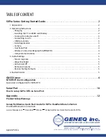 Preview for 2 page of Geneq SXPro GNSS Getting Started Manual