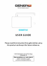 Gener8 Technology GS60716 User Manual preview