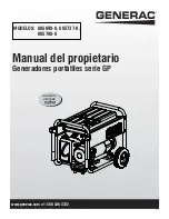 Preview for 19 page of Generac Portable Products 005698-0 Manual