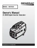 Предварительный просмотр 1 страницы Generac Portable Products 005793-0 Owner'S Manual