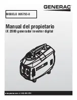 Предварительный просмотр 19 страницы Generac Portable Products 005793-0 Owner'S Manual