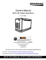 Generac Portable Products 10 kVA Owner'S Manual preview
