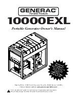 Generac Portable Products 10000EXL Owner'S Manual preview