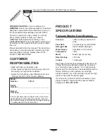 Preview for 4 page of Generac Portable Products 1281-0 Owner'S Manual