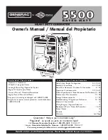 Preview for 1 page of Generac Portable Products 1654-0 Owner'S Manual