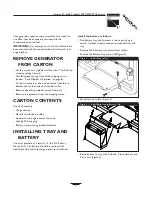 Предварительный просмотр 5 страницы Generac Portable Products 5000ES Owner'S Manual