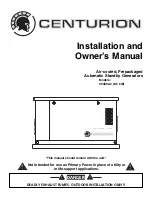 Предварительный просмотр 1 страницы Generac Power Systems 004692-2 Installation And Owner'S Manual