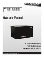 Предварительный просмотр 1 страницы Generac Power Systems 004703-1 Owner'S Manual