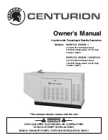 Предварительный просмотр 1 страницы Generac Power Systems 004912-0, 004912-1, 004913-0, Owner'S Manual