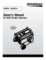 Generac Power Systems 005982-0 Owner'S Manual предпросмотр