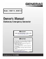 Generac Power Systems 006071-0 Owner'S Manual предпросмотр