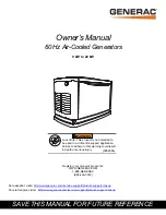 Preview for 1 page of Generac Power Systems 0065510 Owner'S Manual