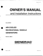 Предварительный просмотр 1 страницы Generac Power Systems 00862-1 Installation And Owner'S Manual