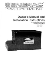 Generac Power Systems 00862-2 Installation And Owner'S Manual предпросмотр