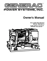 Предварительный просмотр 1 страницы Generac Power Systems 009600-5, 009734-5 Owner'S Manual