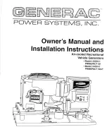 Generac Power Systems 02010-1 Owners And Installation Manual предпросмотр