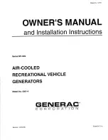 Preview for 1 page of Generac Power Systems 0661-4 Owner'S Manual