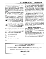 Preview for 5 page of Generac Power Systems 0661-4 Owner'S Manual