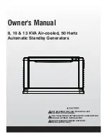 Предварительный просмотр 1 страницы Generac Power Systems 0j2083 Owner'S Manual