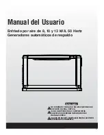 Предварительный просмотр 33 страницы Generac Power Systems 0j2083 Owner'S Manual