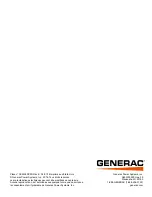 Предварительный просмотр 132 страницы Generac Power Systems 0K2502SPFR Owner'S Manual