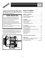 Предварительный просмотр 4 страницы Generac Power Systems 190/220 Owner'S Manual