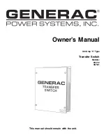 Предварительный просмотр 1 страницы Generac Power Systems 4678-1 Owner'S Manual