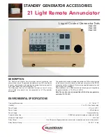 Предварительный просмотр 1 страницы Generac Power Systems 5464 Specification Sheet