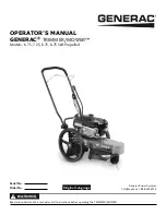 Предварительный просмотр 1 страницы Generac Power Systems 6.75 Operator'S Manual