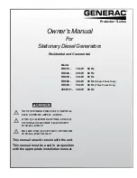 Generac Power Systems 66781 Owner'S Manual предпросмотр