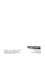 Preview for 36 page of Generac Power Systems 7 kW PowerPact Owner'S Manual