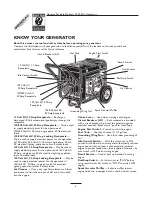 Preview for 6 page of Generac Power Systems 7500EXL Rated watt Extended Life Generator Owner'S Manual