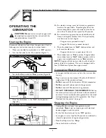 Preview for 8 page of Generac Power Systems 7500EXL Rated watt Extended Life Generator Owner'S Manual