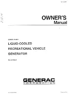 Предварительный просмотр 1 страницы Generac Power Systems 9344-1 Owner'S Manual