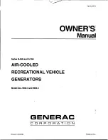 Preview for 1 page of Generac Power Systems 9592-3 Owner'S Manual