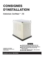 Предварительный просмотр 37 страницы Generac Power Systems CorePower/ES Generator Installation Manuallines