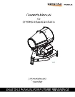 Предварительный просмотр 1 страницы Generac Power Systems DF7500 Owner'S Manual