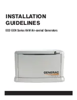 Предварительный просмотр 1 страницы Generac Power Systems ECOGEN SERIES Installation Manuallines