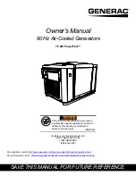 Preview for 1 page of Generac Power Systems G0069980 Owner'S Manual