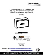 Preview for 1 page of Generac Power Systems G007006-0 Owners & Installation Manual