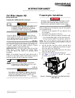 Generac Power Systems G0071020 Instruction Sheet предпросмотр