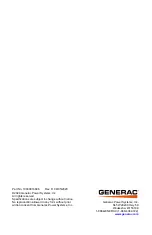 Preview for 20 page of Generac Power Systems G0071290 Owner'S Manual