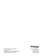 Предварительный просмотр 40 страницы Generac Power Systems G0072190 Owner'S Manual