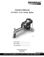 Generac Power Systems GC1000S Owner'S Manual preview