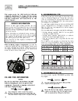 Предварительный просмотр 4 страницы Generac Power Systems GH-220 Owner'S Manual