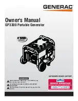 Generac Power Systems GP3300 Owner'S Manual предпросмотр