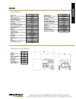 Preview for 2 page of Generac Power Systems GP6500 Specification