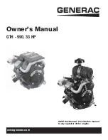 Preview for 1 page of Generac Power Systems GTH - 990 Owner'S Manual