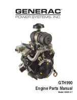 Предварительный просмотр 1 страницы Generac Power Systems GTH990 Engine Parts Manual